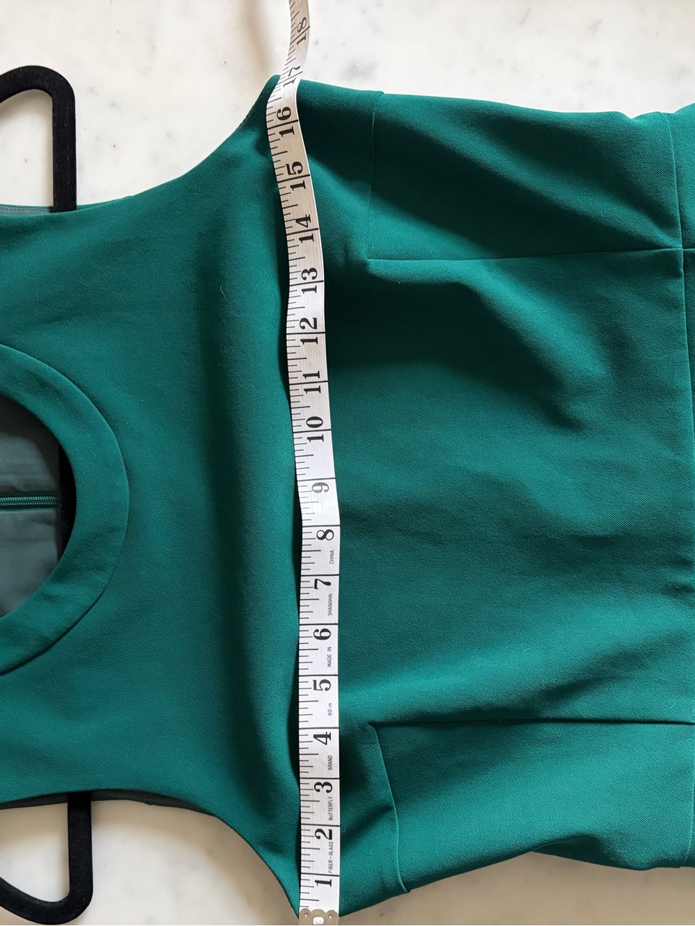 Madewell Anywhere Fit and Flare Knee Length Sleeveless Green Dress Size 6 - Picture 5 of 7